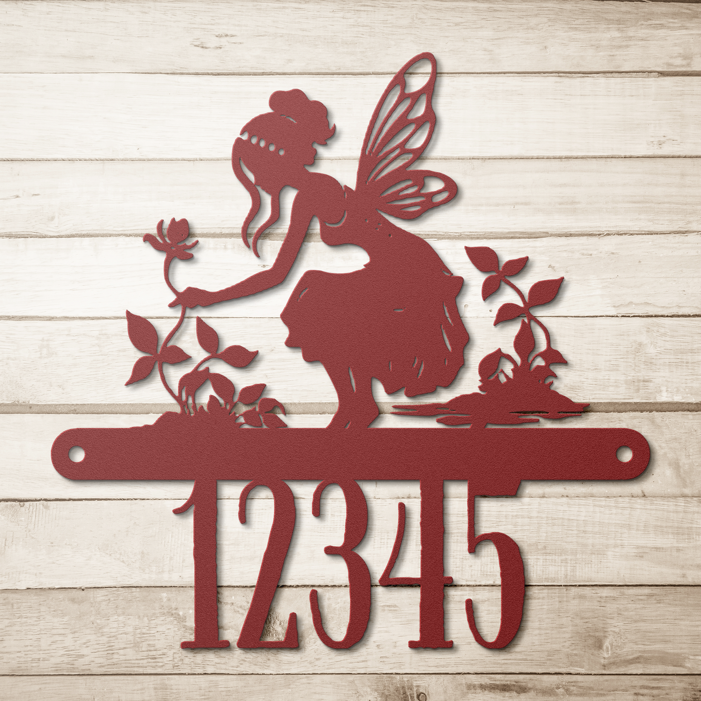 Fairey_Metal_Sign_Red_Simple_Wood_BKGD_Mockup.png