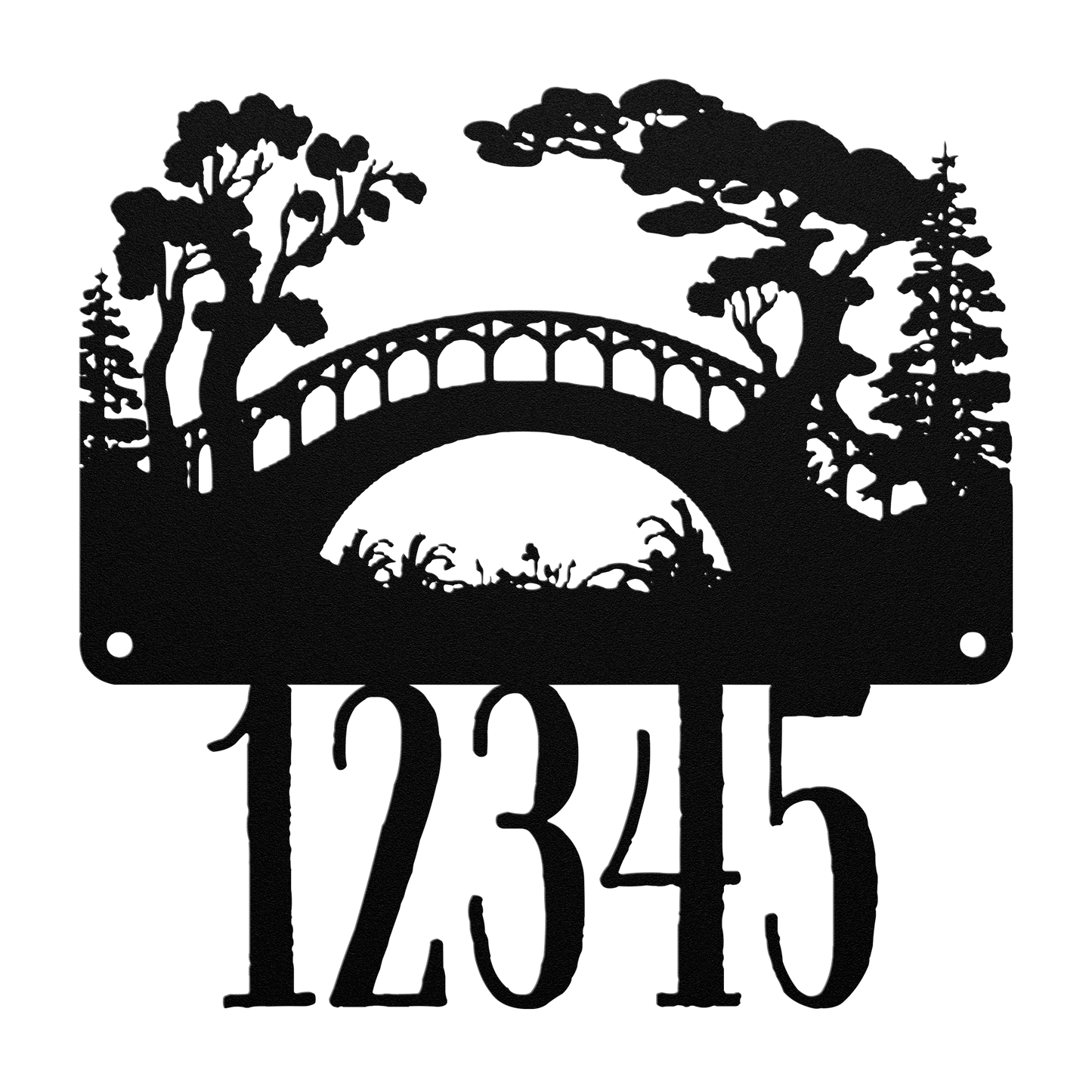 Japanese_Bridge_Metal_Sign_Black_Transparent_Mockup.png