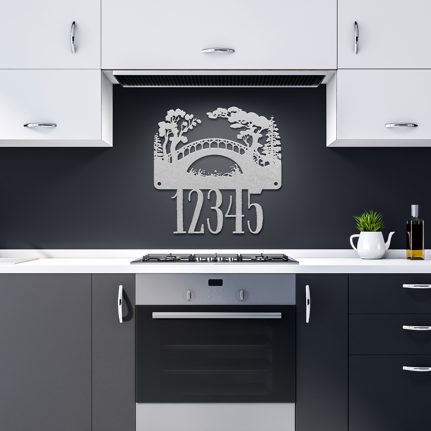 Japanese_Bridge_Metal_Sign_Silver_Dark_Kitchen_Mockup.png