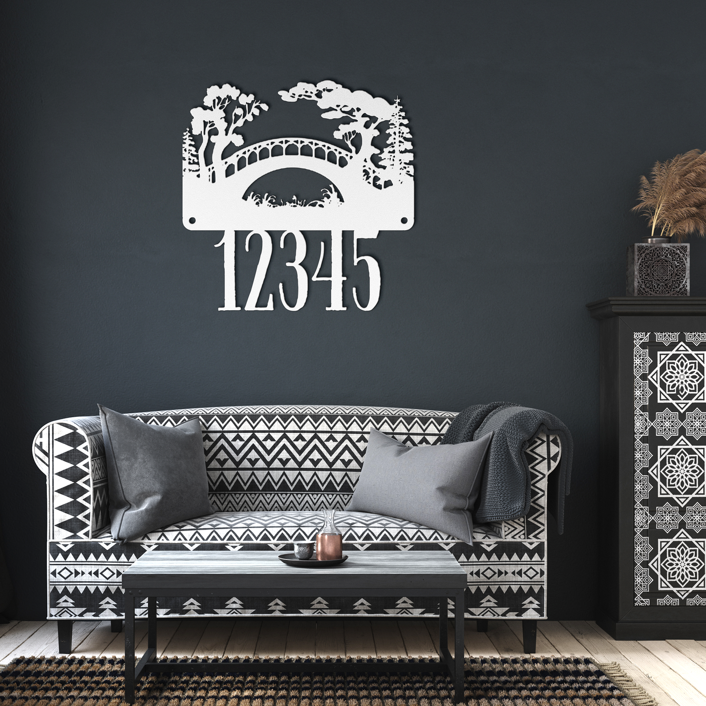 Japanese_Bridge_Metal_Sign_White_Dark_Living_Room_Mockup.png