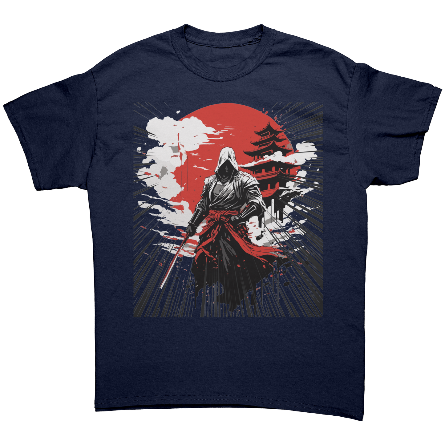 Japanese_Warrior_T-Shirt_Navy_Front_Mockup.png