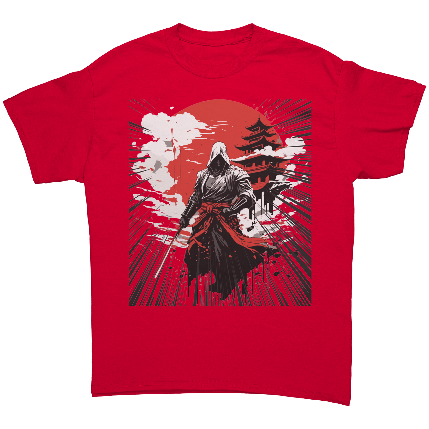 Japanese_Warrior_T-Shirt_Red_Front_Mockup.png