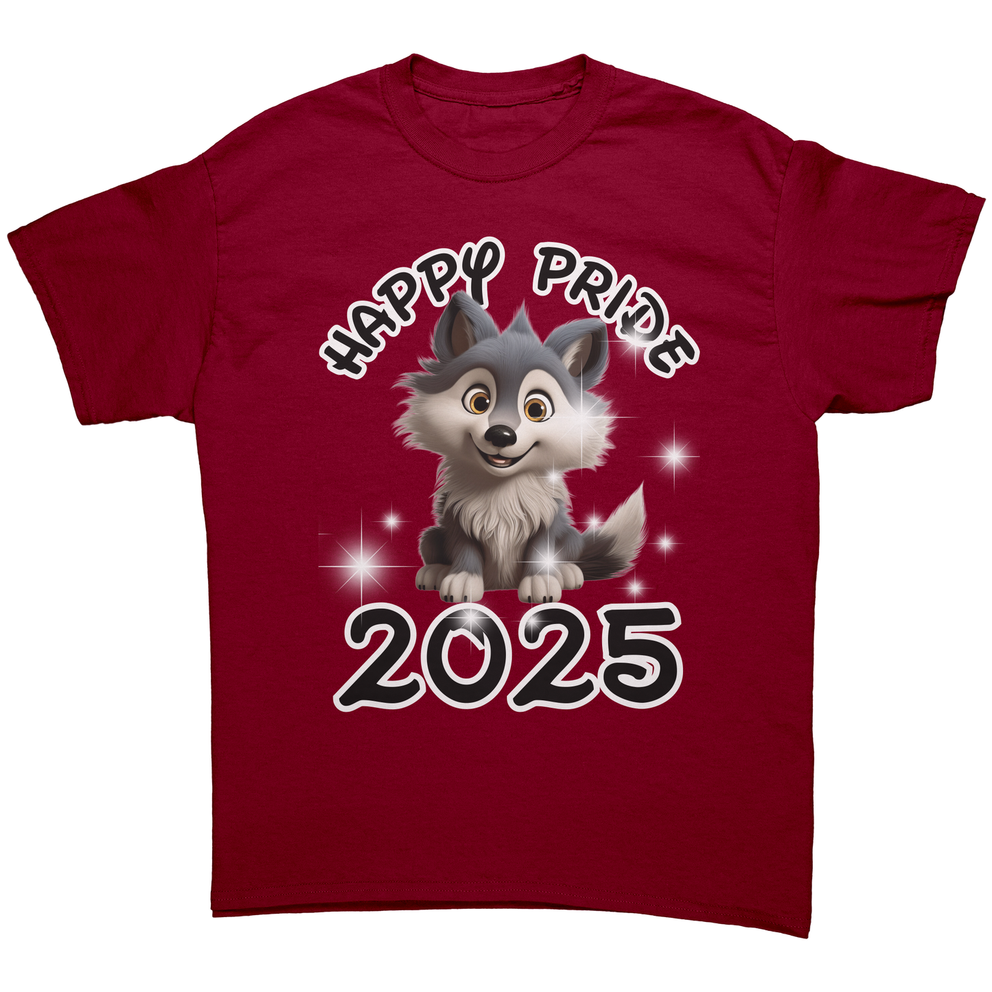 Pride_T-Shirt_Happy_Wolf_Pup_Cardinal_Red_Front_Mockup.png