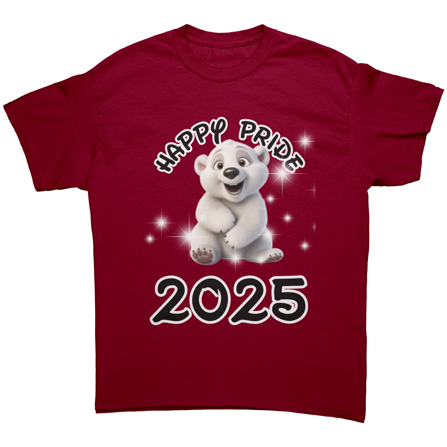 Pride_T-Shirt_Polar_Bear_Happy_Kid_Cardinal_Red_Front_Mockup.png