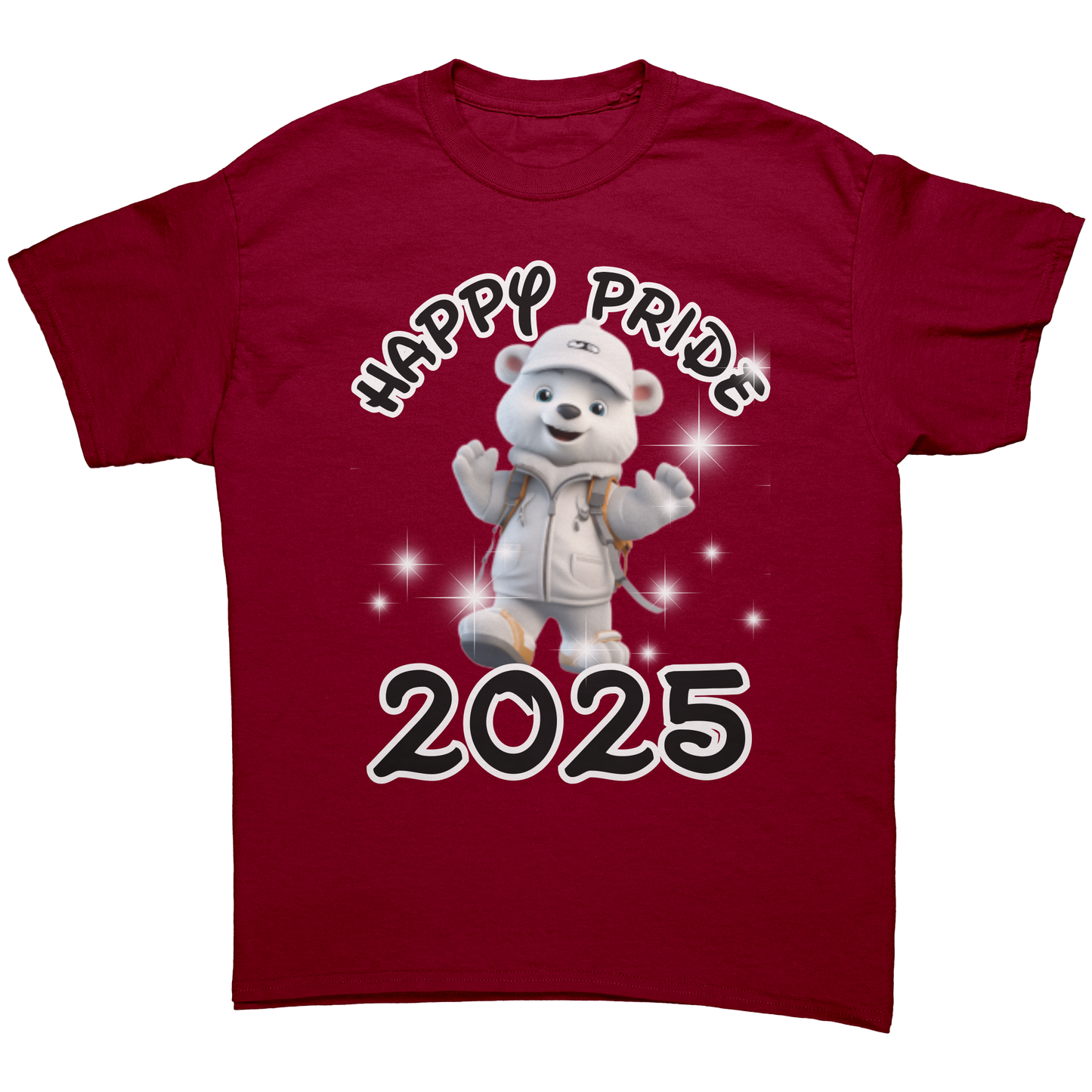 Pride_T-Shirt_Polar_Bear_Hiker_Cardinal_Red_Front_Mockup.png