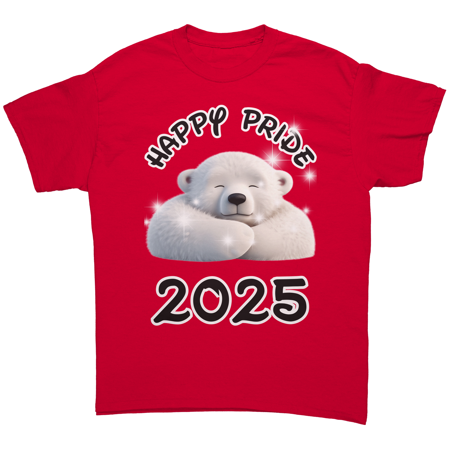 Pride_T-Shirt_Polar_Bear_Sleeping_Red_Front_Mockup.png