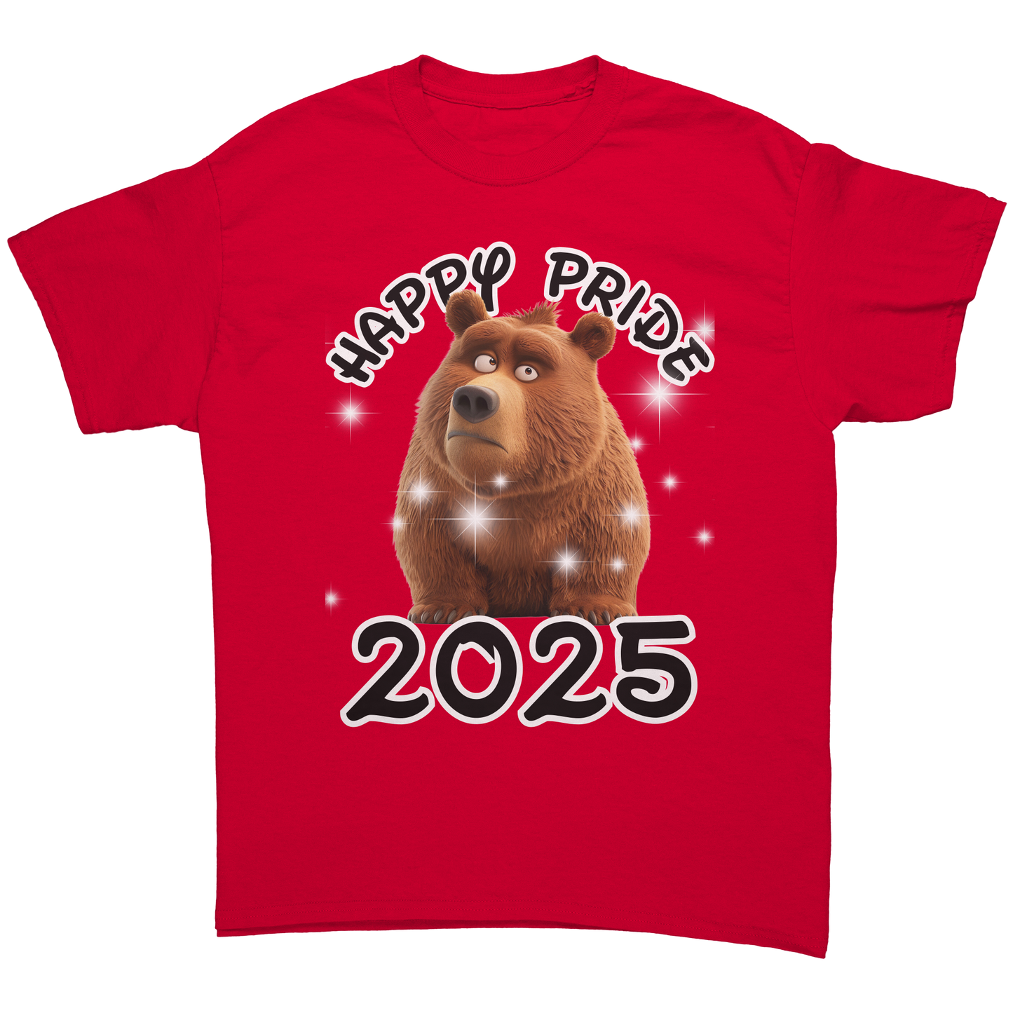 Pride_T-Shirt_Quirky_Brown_Bear_Red_Front_Mockup.png