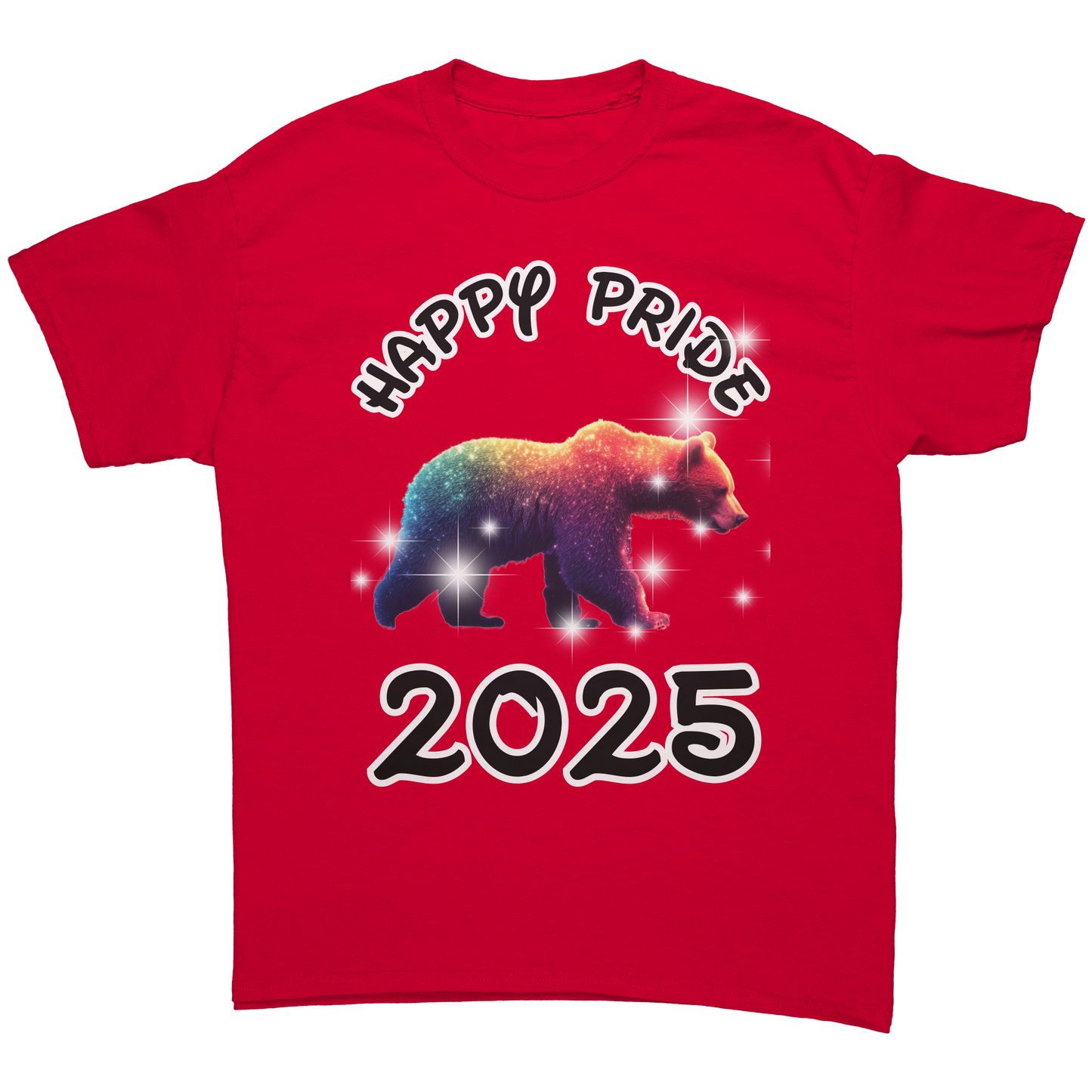 Pride_T-Shirt_Rainbow_Bear_Walking_Red_Front_Mockup.png