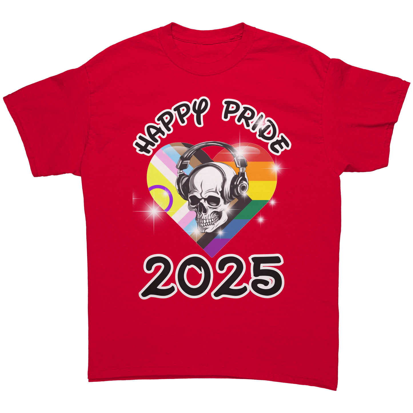 Pride_T-Shirt_Skull_Headphones_Red_Front_Mockup.png
