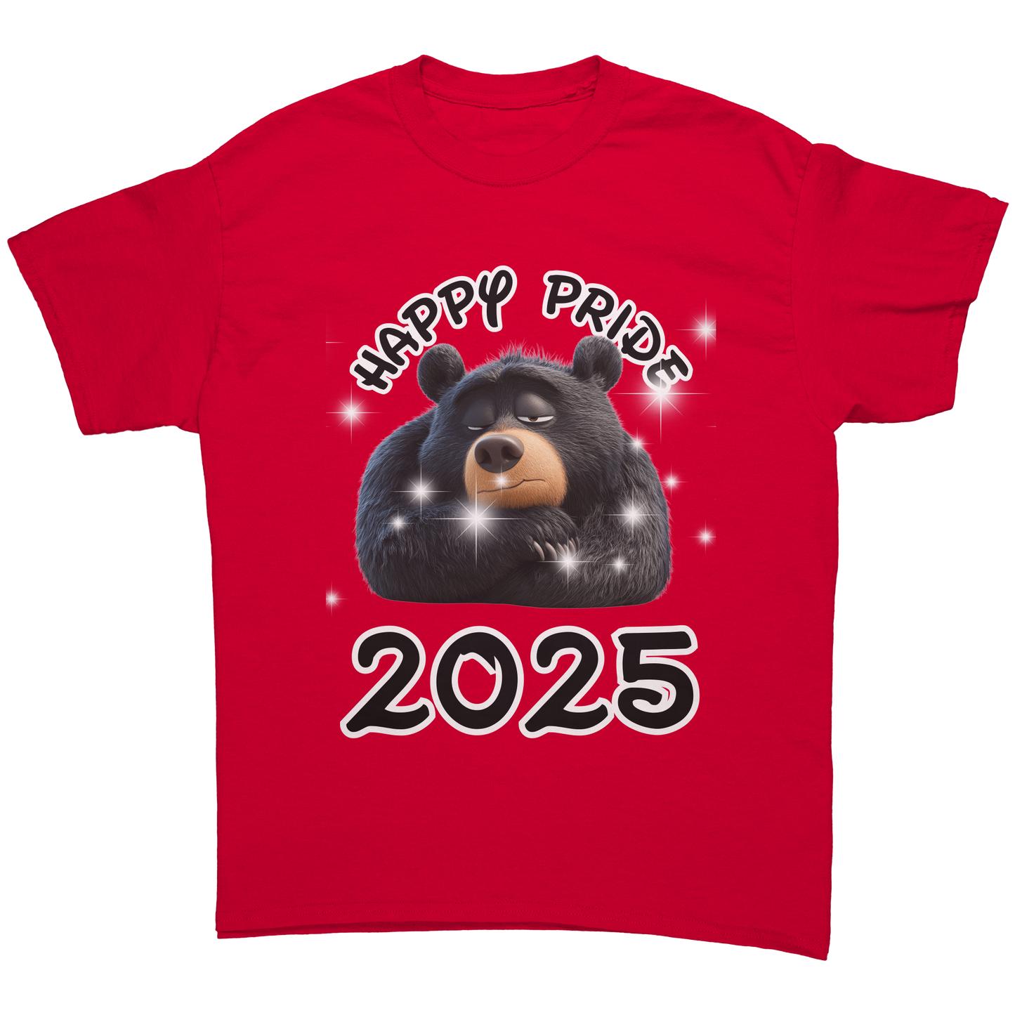 Pride_T-Shirt_Sleeping_Black_Bear_Red_Front_Mockup.png