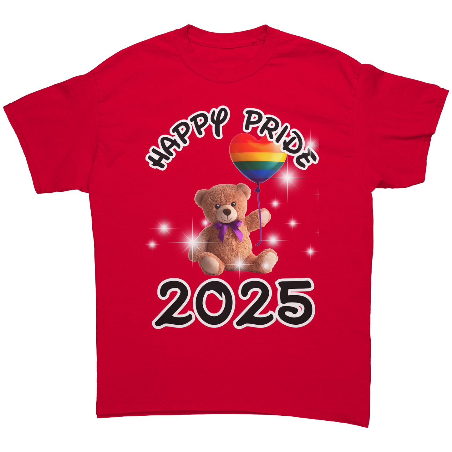 Pride_T-Shirt_Teddy_Bear_with_Rainbow_Ba_Red_Front_Mockup.png