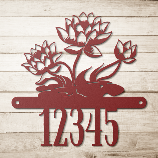 Lotus_Metal_Sign_Red_Simple_Wood_BKGD_Mockup.png