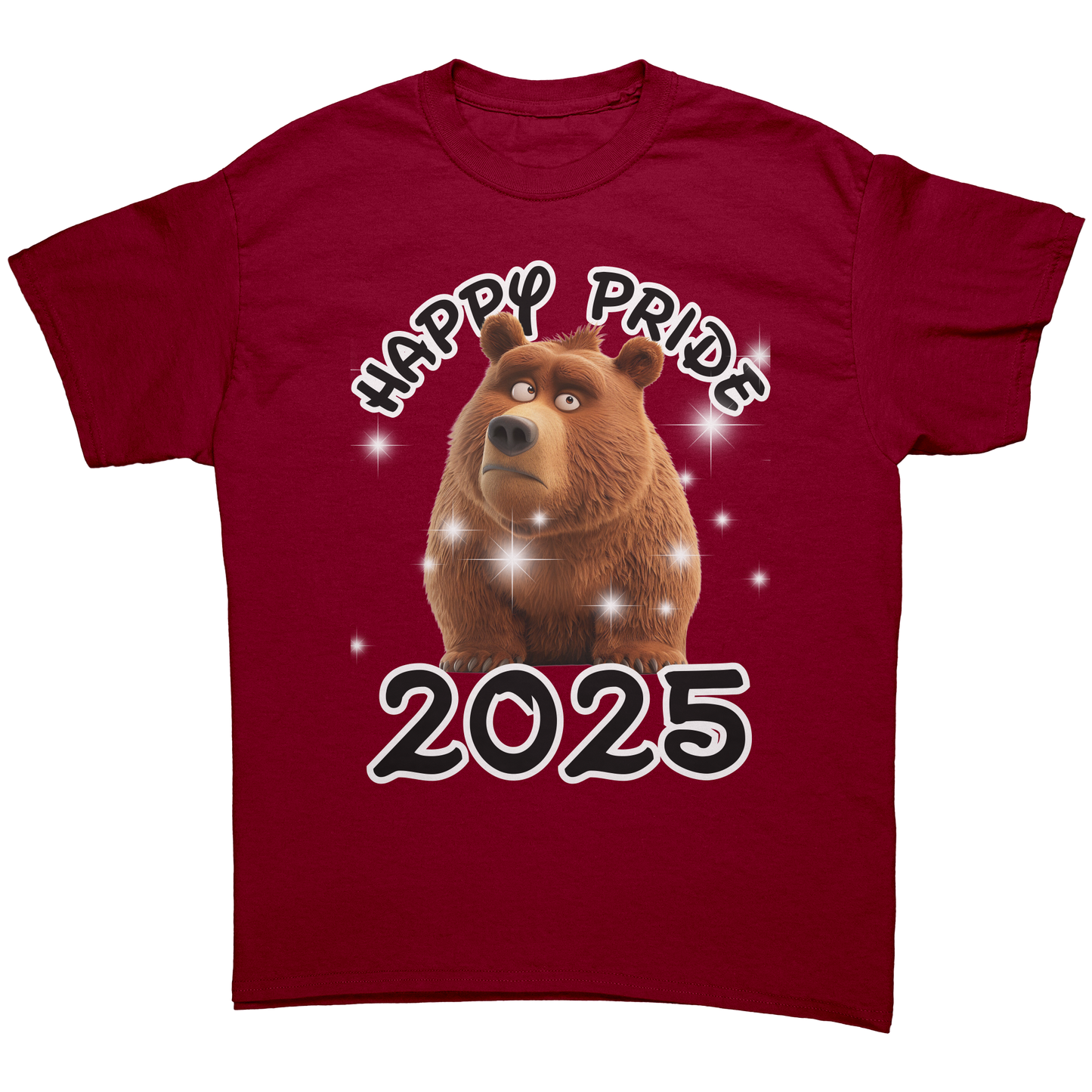 Pride_T-Shirt_Quirky_Brown_Bear_Cardinal_Red_Front_Mockup.png