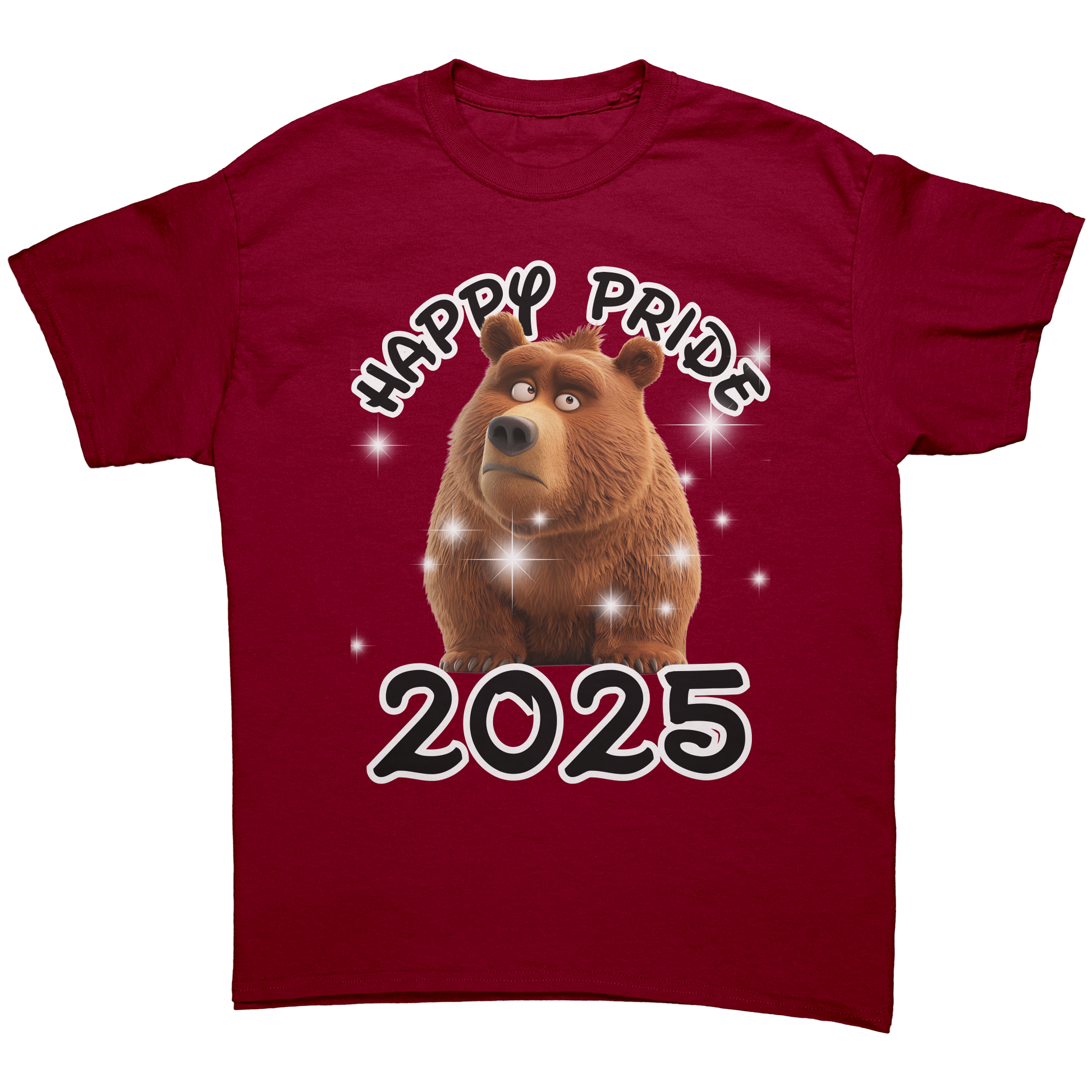 Pride_T-Shirt_Quirky_Brown_Bear_Cardinal_Red_Front_Mockup.png